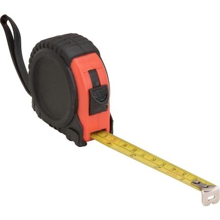 Protectionpro 12 ft. Tape Measure, Black & Red PR3757508